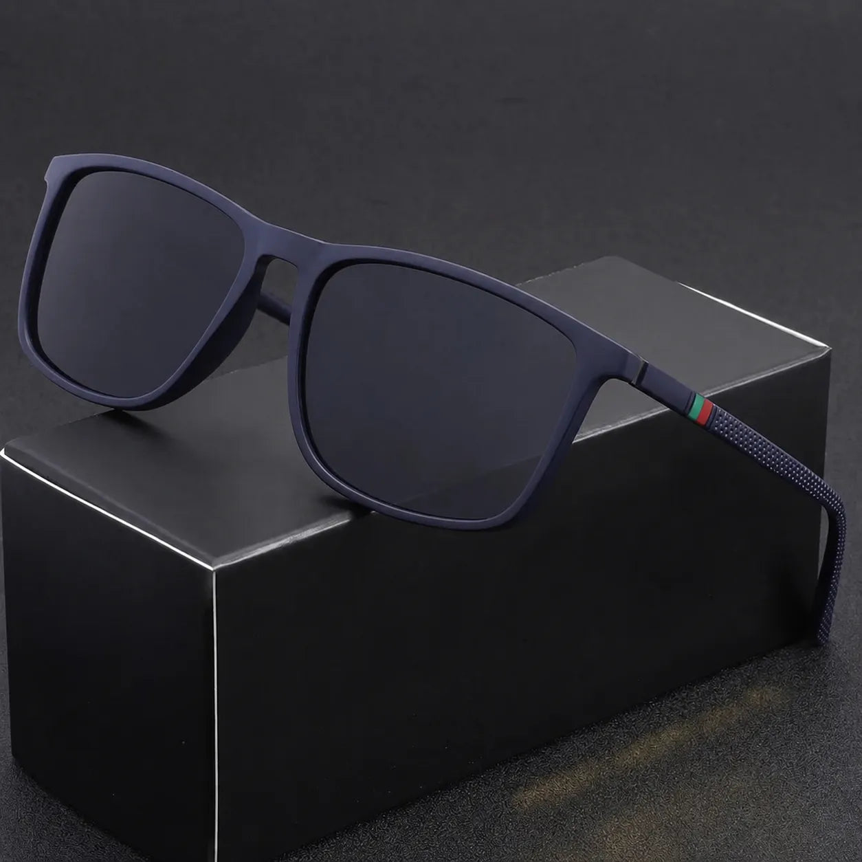Óculos de Sol Masculinos Retangulares UV400