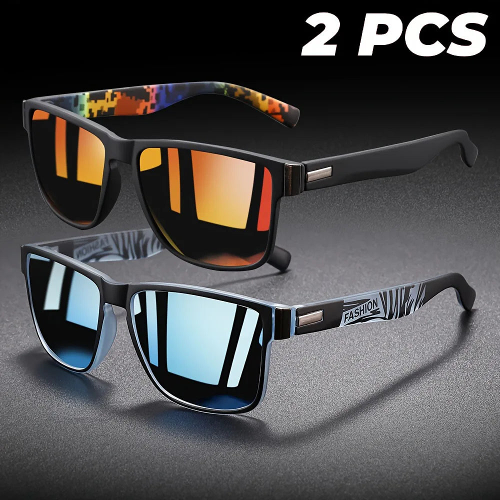 Pack 2 óculos de sol masculinos Klyko com design moderno