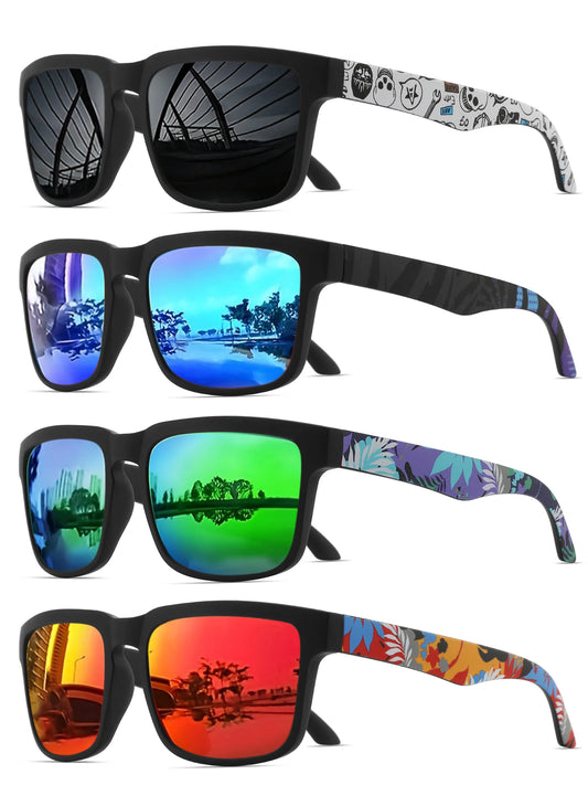 Pack 4 óculos de sol para viagens praia e uso diário
