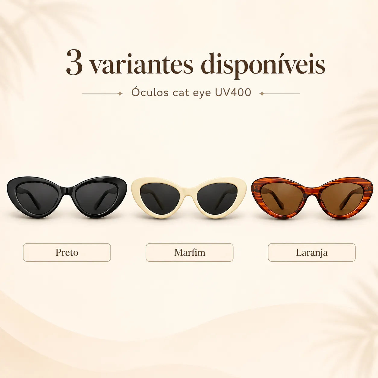 Óculos de Sol Femininos Cat Eye UV400